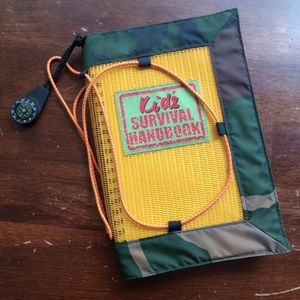 Kid's Survival Handbook w/ Compass Outdoor Tips Children's Guide Books